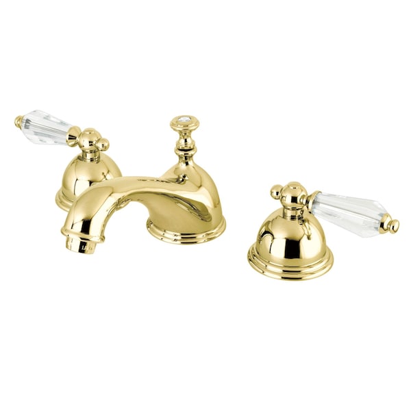 KS3962WLL Wilshire Widespread Bathroom Faucet W/ Brass Pop-Up, Brass